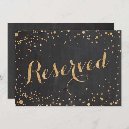 Invitation Signal Mariage réservé, (Devant / Derrière)