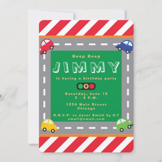 Invitation Signal sonore ! Signal sonore ! Fête (Devant)