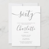 Invitation Signature 60e anniversaire (Devant)