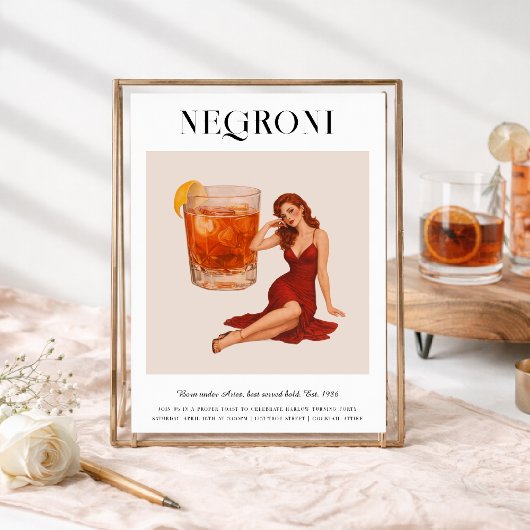 Invitation Signature Cocktail | Aries Zodiac Birthday