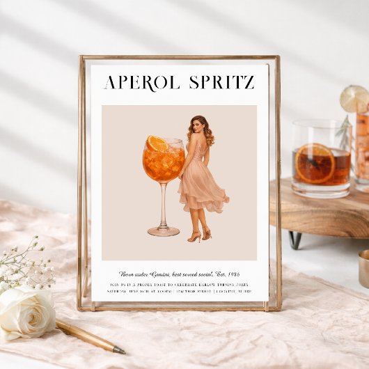 Invitation Signature Cocktail | Gemini Zodiac Birthday