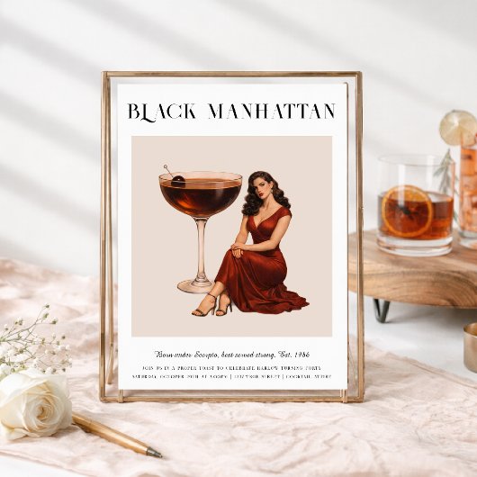 Invitation Signature Cocktail | Scorpio Zodiac Birthday