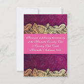 Invitation Signature : Matte 3,5 po x 5 po, enveloppe blanche (Dos)