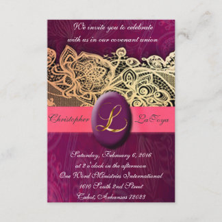 Invitation Signature : Matte 3,5 po x 5 po, enveloppe blanche