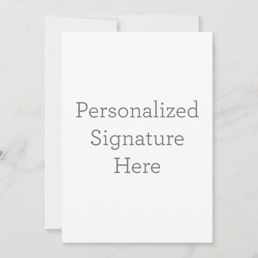 Invitation signature unique (Devant)