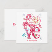 Invitation SIGNE D'AMOUR Super Hippie Thunder_Cove (Devant / Derrière)