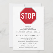 INVITATION SIGNE D'ARRET USA (Devant)