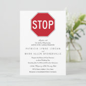 INVITATION SIGNE D'ARRET USA (Debout devant)