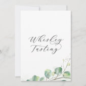 Invitation Signe de dégustation de whisky Mariage élégant (Devant)