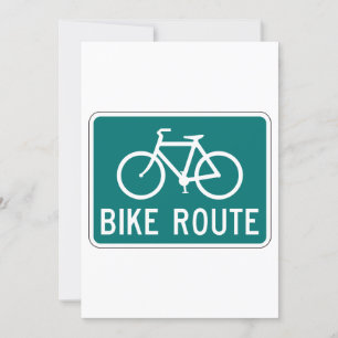 INVITATION SIGNE DE LA VOIE PISTE À VÉLO PISTE À VÉLO