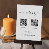 Invitation Signe de numérisation pour payer, Venmo, Cash App,