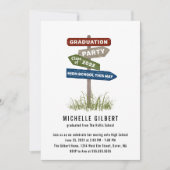 Invitation Signe de rue Parti de la 8e année (Devant)