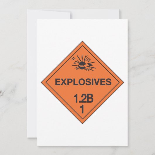 Invitation SIGNE DES Explosifs (Devant)