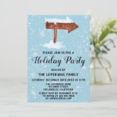 Invitation SIGNE EN BOIS & Fête de Noël Blanche Neige (Debout devant)