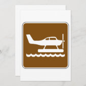 Invitation SIGNE hydravion (Devant / Derrière)