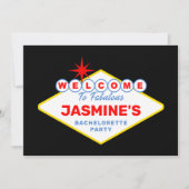 Invitation SIGNE Las Vegas Casino Bachelorette Party (Devant)