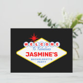 Invitation SIGNE Las Vegas Casino Bachelorette Party (Debout devant)