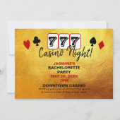 Invitation SIGNE Las Vegas Casino Bachelorette Party (Dos)
