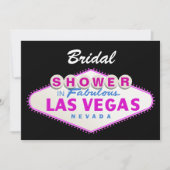 Invitation signe Las Vegas destination mariage nuptiale douch (Devant)