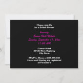 Invitation signe Las Vegas destination mariage nuptiale douch (Dos)