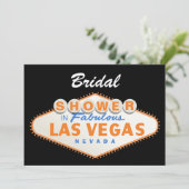 Invitation signe Las Vegas destination mariage nuptiale douch (Debout devant)