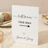 Invitation Signe Mariage des toilettes