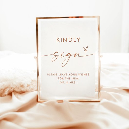 Invitation Signe minimaliste Mariage, Mariage moderne