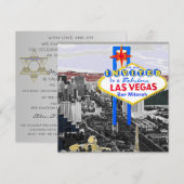 Invitation Signe personnalisé de l'invitation à la fête de La (Devant / Derrière)