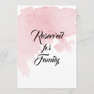 Invitation Signes de table Mariage Aquarelle moderne laver ro