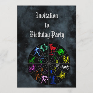 Invitation Signes zodiaques