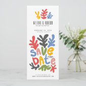 Invitation Signet Photo Booth l Floral Fun Enregistrer La Dat (Debout devant)