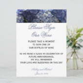 Invitation Signez Notre Hydrangea Signe de Vin (Debout devant)
