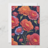 Invitation Signification de la carnation - Symboles de l'amou (Dos)