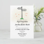 Invitation Signposts Mariage (Debout devant)