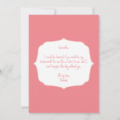 Invitation S'Il Vous Plaît Dites Oui (Dos)