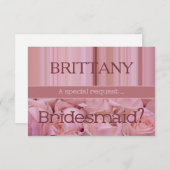 Invitation S'il vous plaît, soyez ma servante d'État ? (Devant / Derrière)