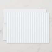 Invitation Silencieux Goose Blue Bow Boy Baby shower photo (Dos)