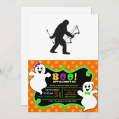 Invitation silhouette d'Archer Bigfoot (Devant / Derrière)