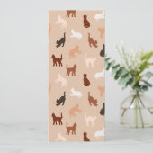 Invitation Silhouette de chat (Debout devant)