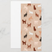 Invitation Silhouette de chat (Devant / Derrière)