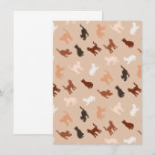 Invitation Silhouette de chat (Devant / Derrière)