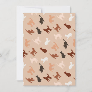 Invitation Silhouette de chat