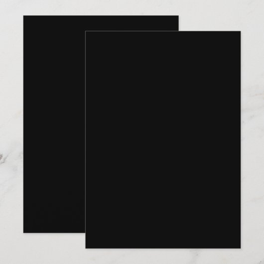 Invitation Silhouette de chat noir minimaliste (Devant / Derrière)