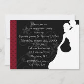 Invitation Silhouette de couples (Devant)