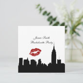 Invitation Silhouette de la skyline de NYC Baiser ESB #1 EV S (Debout devant)