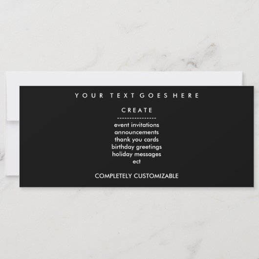 Invitation silhouette de trompette (Dos)