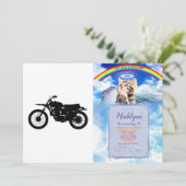 Invitation Silhouette de vélo noir - Choisissez la couleur de (Debout devant)