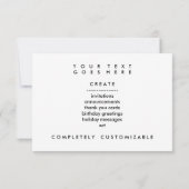 Invitation silhouette du footballeur (Dos)