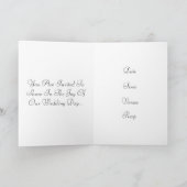 Invitation Silhouette nuptiale II (Intérieur)