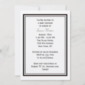 Invitation Silhouette Skyline NYC #2 Baby shower do-it-yourse (Dos)